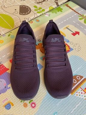 Lululemon Athletic APL TechLoom Slip-On Sneaker — Plum